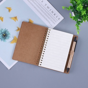 Cuaderno de negocios de bolsillo con bolígrafo, notas adhesivas y marcador de página, pestañas de índice de color - Product Image 4