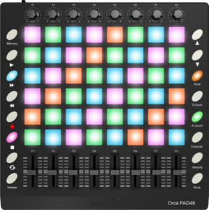MIDI Pad Music Maker 25 Key Mini Midi Keyboard Controller sistema pa Mini Midi Keyboard con almohadillas con retroiluminación RGB