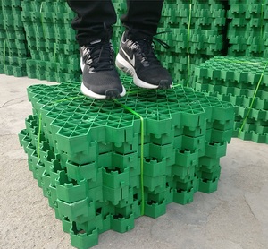 Peyzaj çim kaldırım taşı ızgarası toptan plastik Driveway çakıl ızgara çim açacağı çim çiçek plastik yol çim ızgara - Product Image 2