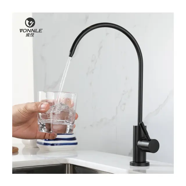 Purificador de agua de cocina de acero inoxidable de alta calidad, grifo giratorio, accesorios de cocina, grifo purificador de agua de refrigeración única