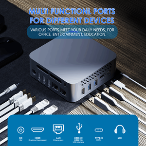 Customized No Ram Intel Alder Lake N150 NUC Mini PC N100 N300 Mini <strong>Computers</strong> Win11 Wi-Fi 6 M.2 Portable Mini Desktop Pc AX200 - Product Image 2