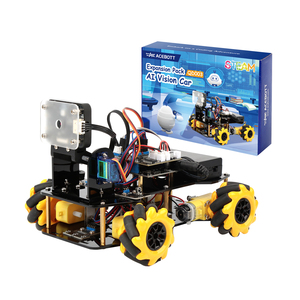 4WD ESP32 akıllı Robot araç kiti AI görüş çip (K210) engel kaçınma takip kök programlama eğitim Arduino için