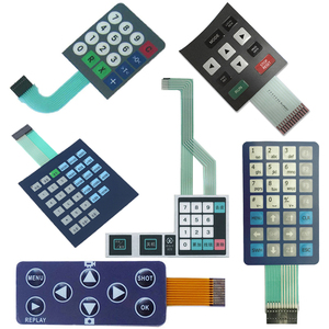 Teclado de membrana Pantalla Película impresa Interruptor PC Botón Panel de película Panel de control Fabricante Ventas directas - Product Image 1