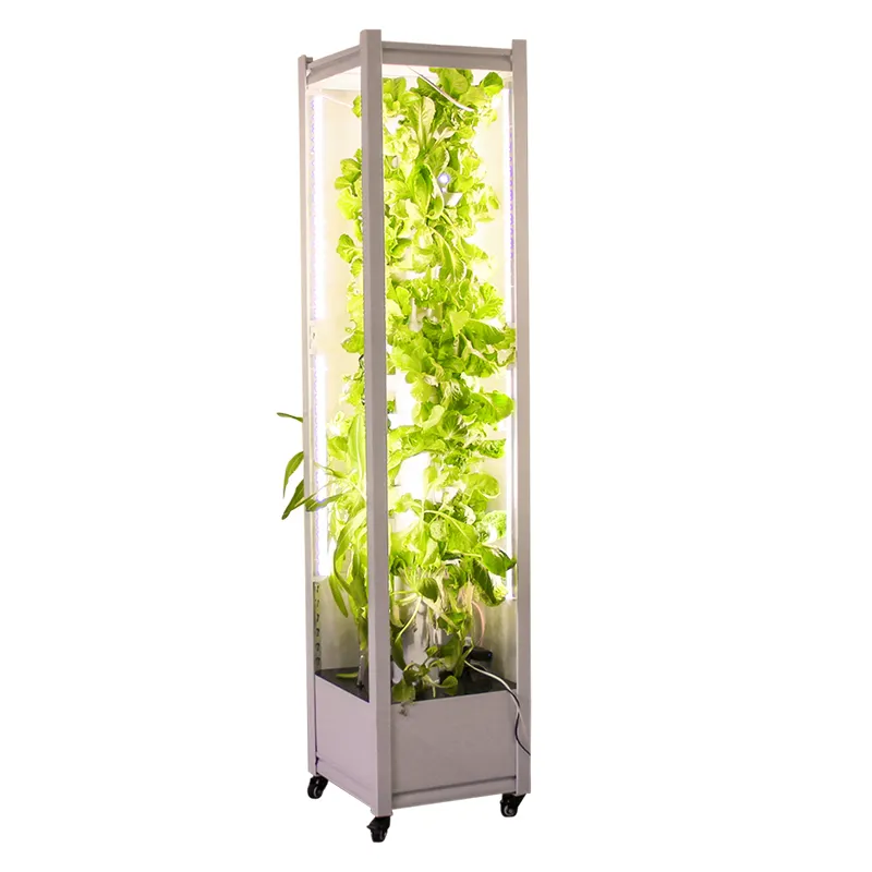 Per uso domestico tipo di colonna orticoltura macchina Fabbrica diretta intelligente fioriera verdura Indoor coltivazione macchina