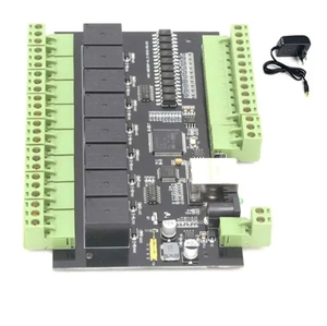 Módulo de relé de red IP Ethernet Industrial de 8 canales, dispositivo Ethernet a RS485, controlador remoto MODBUS TCP