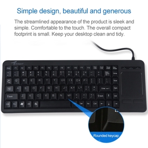 Best Selling DS-8800 USB Wired Touchpad Mouse <strong>Keyboard</strong> With Trackpad - Product Image 5