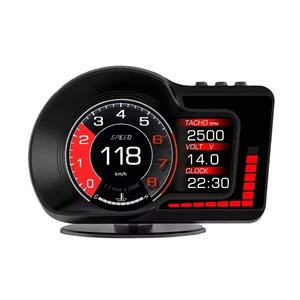 带报警功能的兰科OBD2全球定位系统双系统汽车速度计平视显示器 (HUD) - Product Image 1