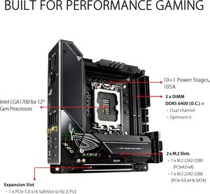 ASUS ROG Strix-Placa base AM5 con WiFi para juegos, nueva placa base para escritorio, compatible con doble canal de memoria, 64GB de RAM integrada