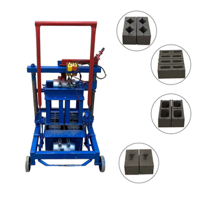 Máquina de ladrillos de cemento semiautomática sólida de construcción pequeña Maquinaria de fabricación de bloques huecos eficiente - Product Image 1