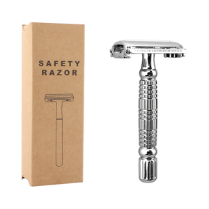 Silver Double Edge Safety <strong>Razor</strong>, Neutrally <strong>Aggressive</strong>, Safety <strong>Razor</strong> Blade - Product Image 1