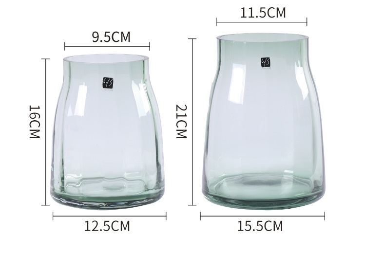 2021 Hot Sell Nordic Style  Glass & Crystal Vases Glass Vases Modern Glass Flower Vase
