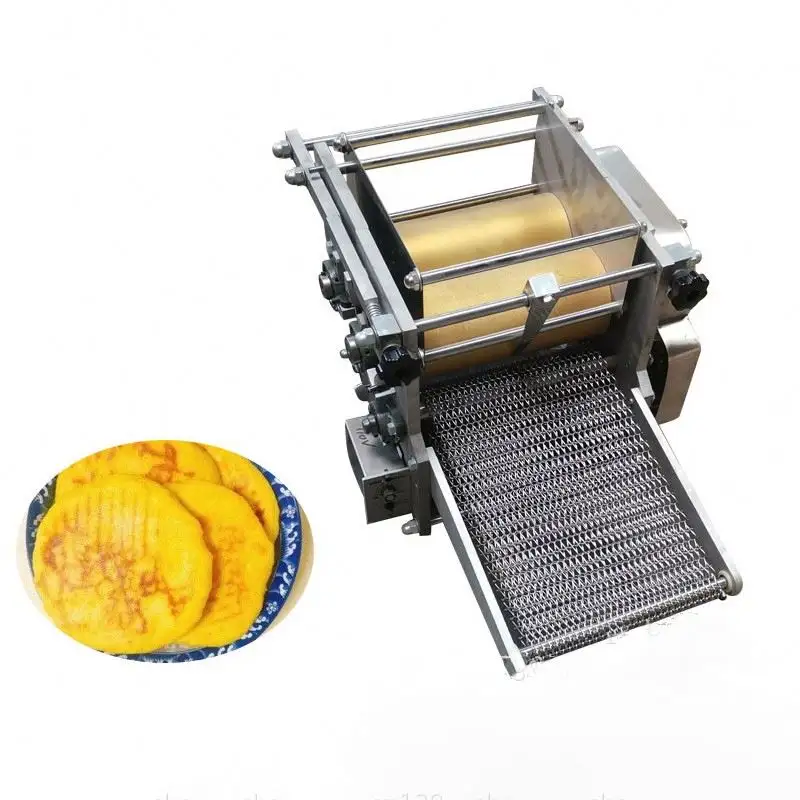 Automatic pita naan leaven dough bread maker Lavash chapati tortilla sheet making machine pizza base sheet making machine