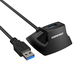 COMFAST CF-U318 1.2米高速usb 3.0延长线，带底座 - Product Image 1
