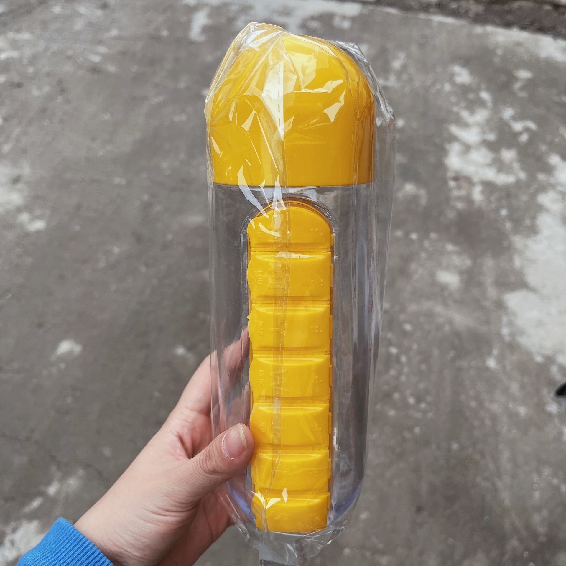Emballage en sachet OPP jaune