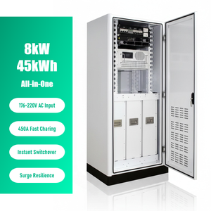 ระบบกักเก็บพลังงานสำหรับที่อยู่อาศัยแบบออฟกริด 8 กิโลวัตต์ 45 กิโลวัตต์ชั่วโมง พร้อมแบตเตอรี่ LiFePO4 ที่สามารถปรับขนาดได้ และแผงโซลาร์เซลล์ - Product Image 2