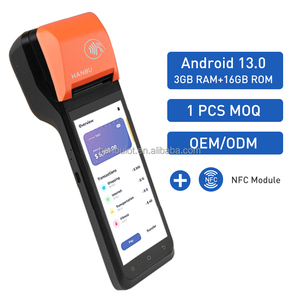 Портативный прочный Android 12,0/13,0 POS-аппарат QR-код сканер Wifi 4G Android Mobile POS-терминальная система с принтером - Product Image 2