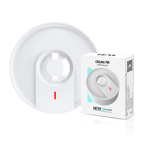 Sensor PIR montado en el techo con cable o inalámbrico 433 MHZ Sistema de alarma de detección de ángulo completo de 360 grados para seguridad/W - Product Image 1
