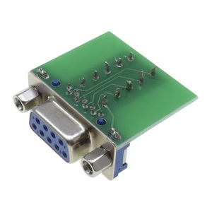 定制的DSUB 9pin DB9端子块适配器母分接DB VGA连接器板适配器，用于视频传输