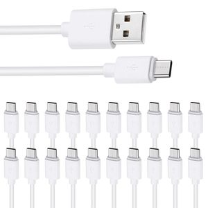 USB Type-C至a电缆3英尺聚氯乙烯注射快速充电3A快速充电器线兼容不同手机 - Product Image 6