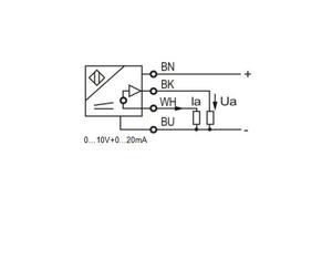 Salida analógica de LR18X Salida 0-10V + 0-20mA Cable sensores de posición sensores Sensor inductivo de proximidad 15-30VDC 3/4 hilos - Product Image 5
