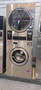 Coin <strong>Operated</strong> Laundry Washing Machine , Fully Automatic Washing Machine With Drying Commercial Laundry Machines for Business - Product Image 4