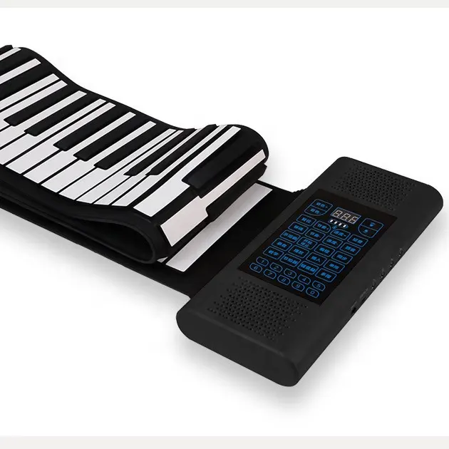 Piano eléctrico Flexible, teclado Digital enrollable, 88 teclas, China