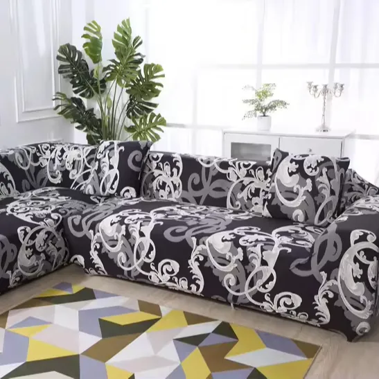 Housse de canapé au design moderne et durable livraison rapide housse de canapé élastique pour 4 places vente en gros