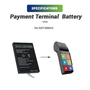 Li-ion 3.7V 5000mAh KS8223แบตเตอรี่ลิเธียมไอออนโพลิเมอร์สำหรับเทอร์มินัล POS szzt - Product Image 3