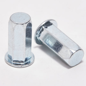 Flat Head Full Hex Body <strong>Closed</strong> <strong>End</strong> Carbon Steel <strong>Rivet</strong> <strong>Nut</strong> M3M4M5M6M8M10M12 Tuerca Remachable