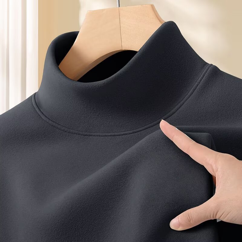 Cuello alto alemán de terciopelo, gris oscuro.