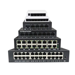 5端口千兆网络交换机分路器集线器专用监控RJ45控制台UTP SNMP QoS 100兆位交换机POE库存可用 - Product Image 1