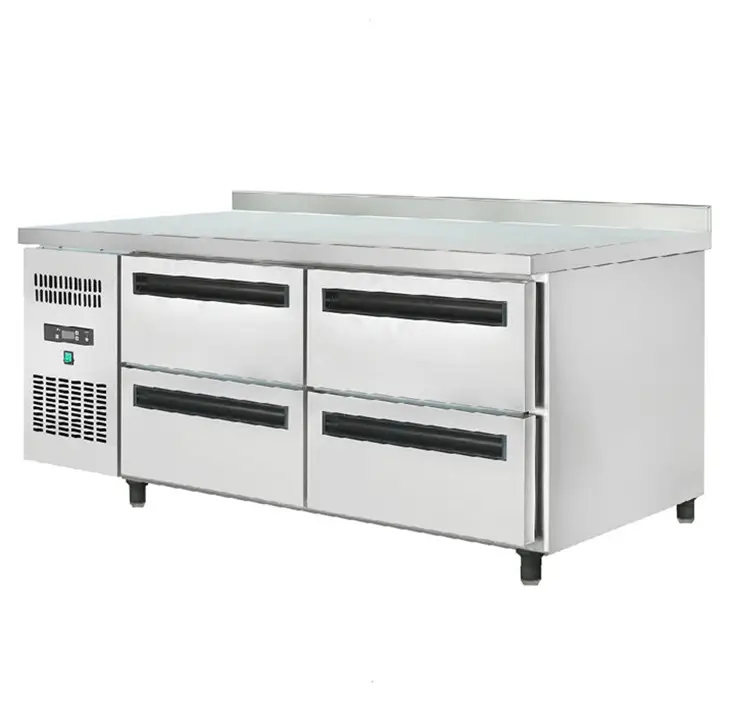 Undercounter Chiller Commercial Stainless Steel Four Drawers used commercial refrigerators for sale kitchen chiller