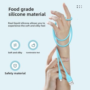 MFi Certified Compatible for <strong>Apple</strong> iPhone 17 Pro Max 16/XR Liquid Silicone Type-C Data Cable - Product Image 2