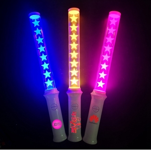 Bts özel Logo marka kablosuz Rfid DMX kontrol Lightstick hayranları Cheer Up Glow değnek LED ışık olaylar konser spor için sopa - Product Image 1