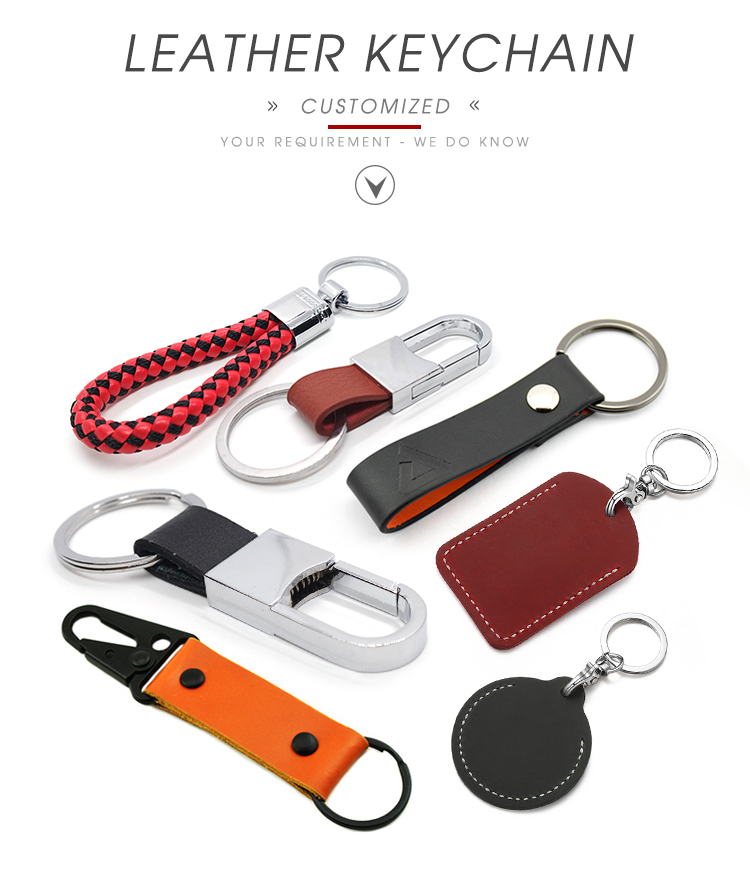 Welcome Custom Leather Keychain
