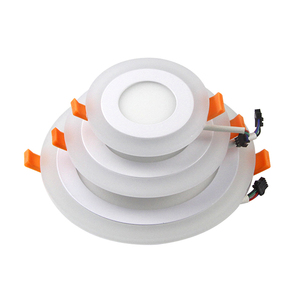 Ctorch 2 צבע 9w 16w 24w 12w + 4w 12 + 4w 3 + <span class=keywords><strong>3w</strong></span> 18 + 6w 6 + <span class=keywords><strong>3w</strong></span> Slim עגול מרובע כפול צבע <span class=keywords><strong>Led</strong></span> פנל אור