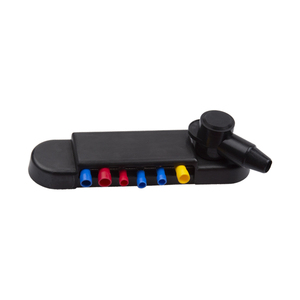 12V DC מסוף בלוק חלוקת חשמל אדום/שחור פס 12 נקודות ציוד מסוף