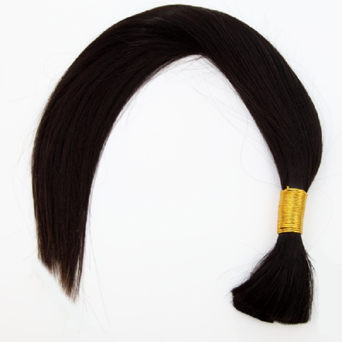 Aucun faisceaux de cheveux humains de trame
