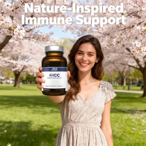 OEM/ODM 750mg AHCC kapsul alami AHCC suplemen Herbal untuk dukungan kekebalan tubuh dewasa kapsul pilihan pertama EU AS jamur - Product Image 2