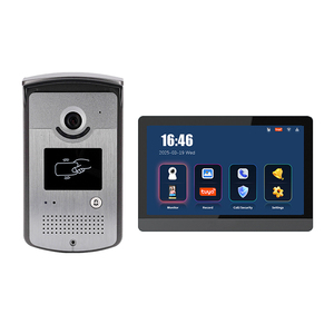 Neuankömmling Smart IP TCP TUYA APP <span class=keywords><strong>Video</strong></span>-Tür sprechanlage für Multi-Apartments, die Metall material bauen