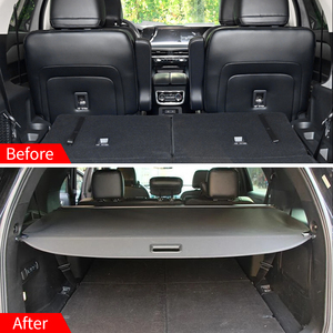 ที่บังแดดท้ายรถสีดำสไตล์โรงงานสำหรับ Ford Explorer ผ้าคลุมท้ายรถพับเก็บได้2013 2019 - Product Image 2