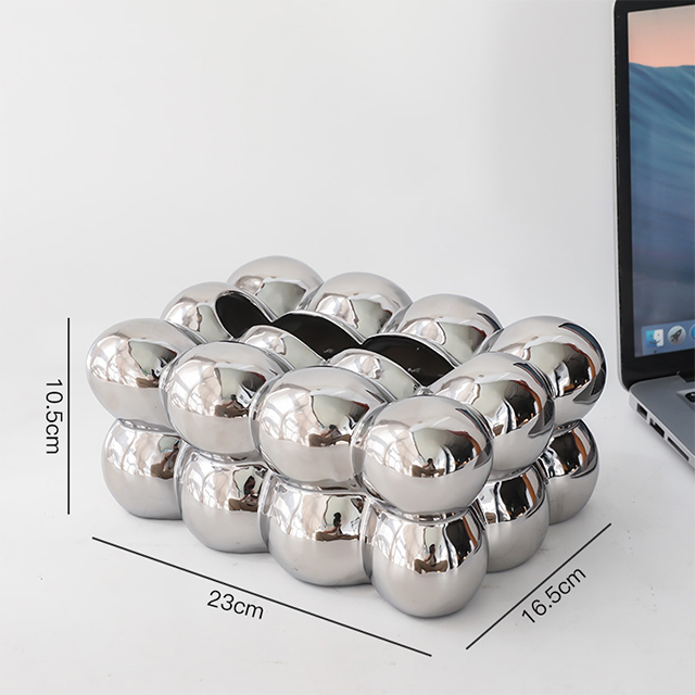 Boîte à mouchoirs Marshmallow-Argent