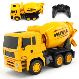 1:18 ölçekli Rc çimento mikser kamyonu 2.4GHz 6CH uzaktan kumanda çimento karıştırıcı mühendislik Model kamyon ışıkları ile - Product Image 1