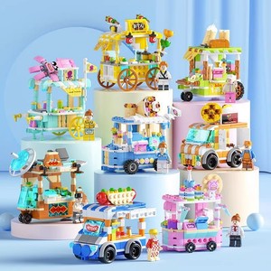 中国の小粒子ビルディングブロックセット変化し続けるストリートシーンシリーズモデルオーナメント子供向け教育玩具用 - Product Image 3