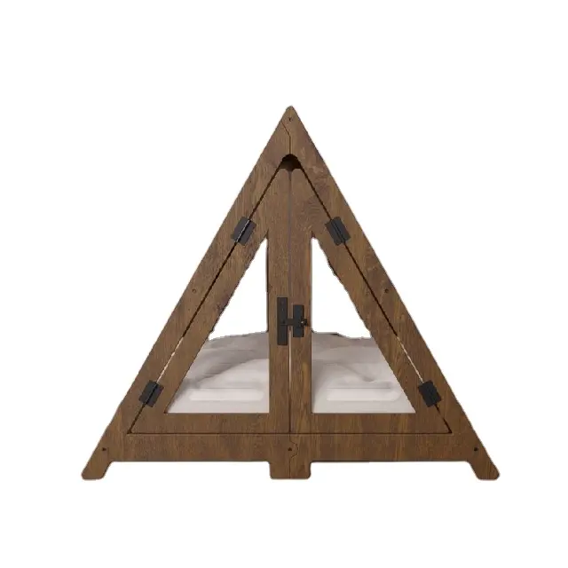 Cage en bois pour animaux domestiques, idéale pour une Cage pour chat et chien, double porte, qualité supérieure, offre spéciale,