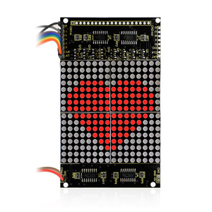 Keyes tudio Mini Vier 8 X8 LED-Punktmatrix-Anzeige modul 1616 Infinite 74 Hc138 74 Hc595 Kaskaden-LED-Modul für Arduino