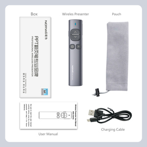 Norwii Highlight Powerpointer Presenter puntatore Laser USB, puntatore del proiettore Air Mouse Presenter puntatore Laser ricaricabile - Product Image 6
