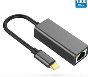 Yüksek kalite fabrika tip c rj45 1000 mbps ağ kartı usbc ethernet adaptörü lan tipi C ile LAN Ethernet adaptörü led - Product Image 4