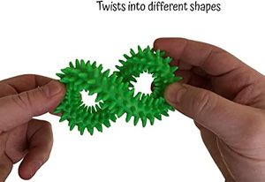 Toksik olmayan TPR Spiky oyuncaklar Fidget Gadget yumuşak yuvarlak halka açık diken daire yaş aralığı için 5 ila 7 yıl - Product Image 3