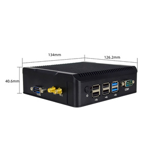 Ultra Low Power Mini Pc <strong>Linux</strong> Portable <strong>Computer</strong> Dual Lan Display Celeron N2840 N5095 <strong>Computer</strong> Fanless X86 Rs232 Mini Pc - Product Image 1